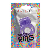 Anello Vibrante con Stimolatore Clitorideo - Purple, One Time Use