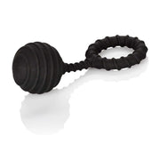 Anello fallico con pesetto 110 gr. Weighted Ring Large - Nero