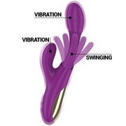 Illustrazione funzioni vibrazione oscillante vibratore rabbit viola Intense