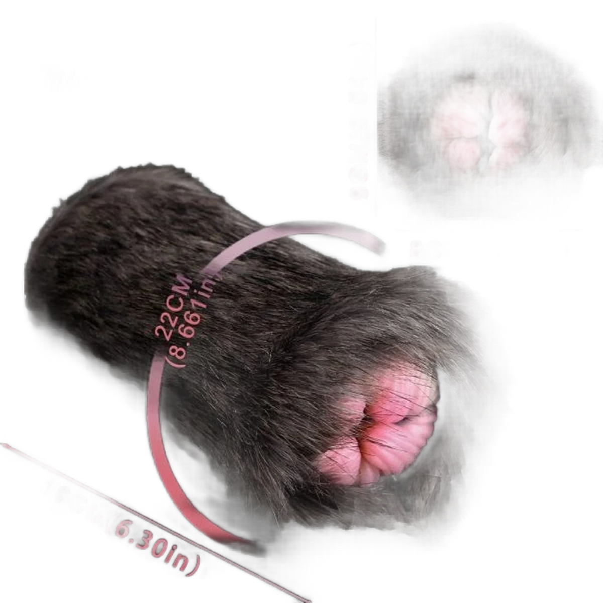 Artificial Animal Cat Pussy Design Silicone Masturbators Ass Doll For Men