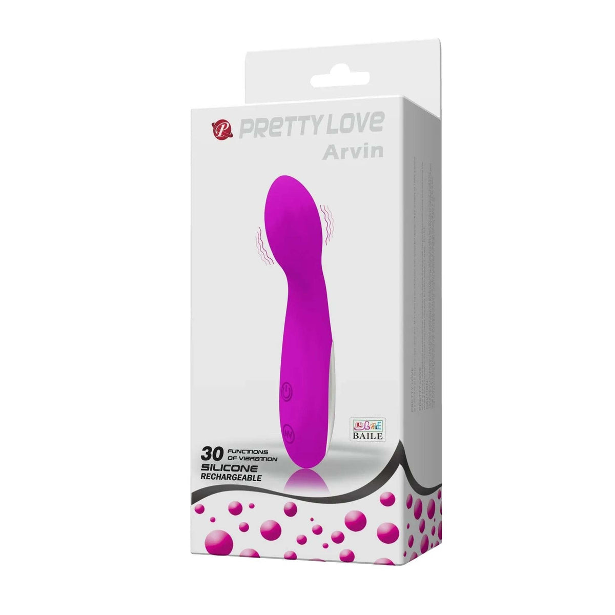 Arvin Potente Vibratore per Stimolazione Punto G con 30 vibrazioni