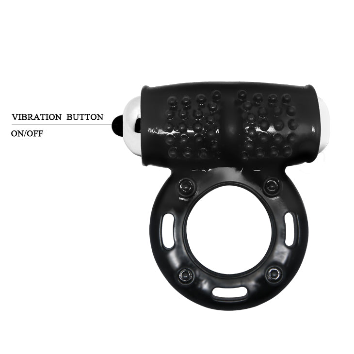 Anello Fallico Vibrante con Texture Stimolante
