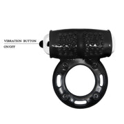Anello Fallico Vibrante con Texture Stimolante