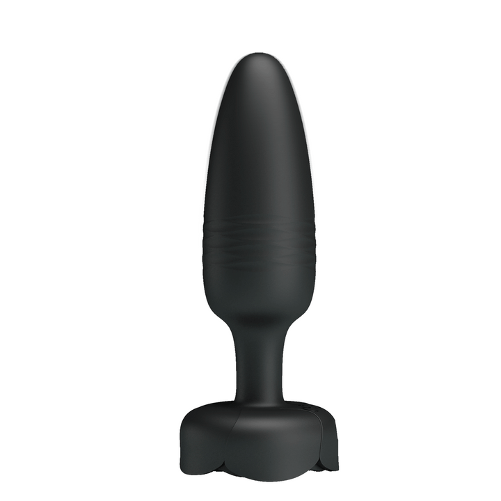 Vibratore Anale in Silicone Con Luce, Vibrazione e Spinta