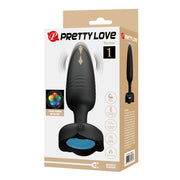 Vibratore Anale in Silicone Con Luce, Vibrazione e Spinta