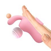 2 in 1 Vibratore e Succhiaclitoride Da Dita