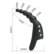 Finger Vibe Palline Anali con 10 patterns di vibrazione
