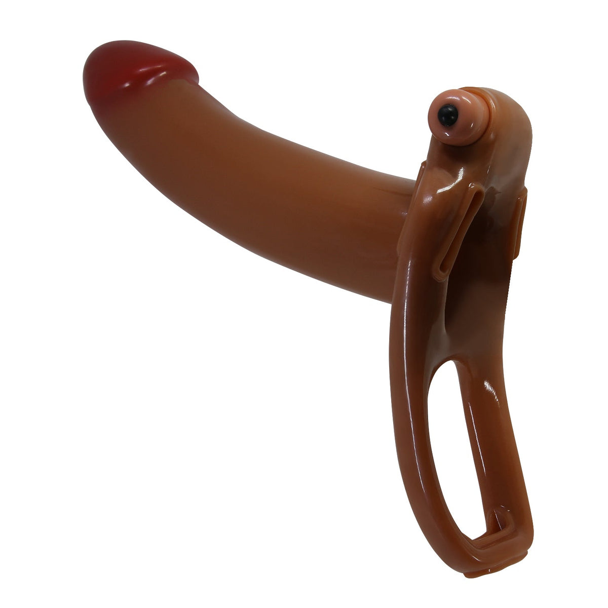 Strapon Hollow Vibrante Con Stimolatore Clitorideo
