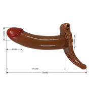 Strapon Hollow Vibrante Con Stimolatore Clitorideo