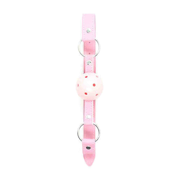 Ball Gag Con Fori Traspiranti e Cinturino Regolabile