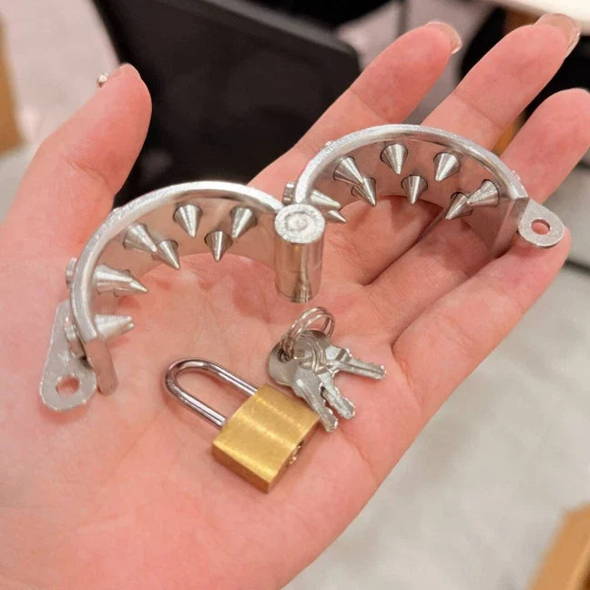 Ballstretcher in Acciaio con Spikes Interni e Chiusura