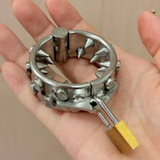 Ballstretcher in Acciaio con Spikes Interni e Chiusura