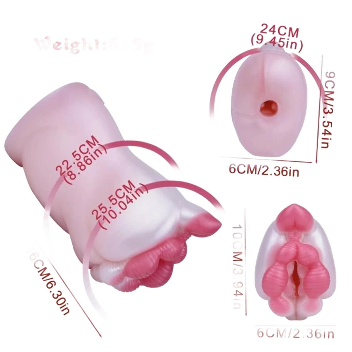 Banshee-wombat Masturbator for men