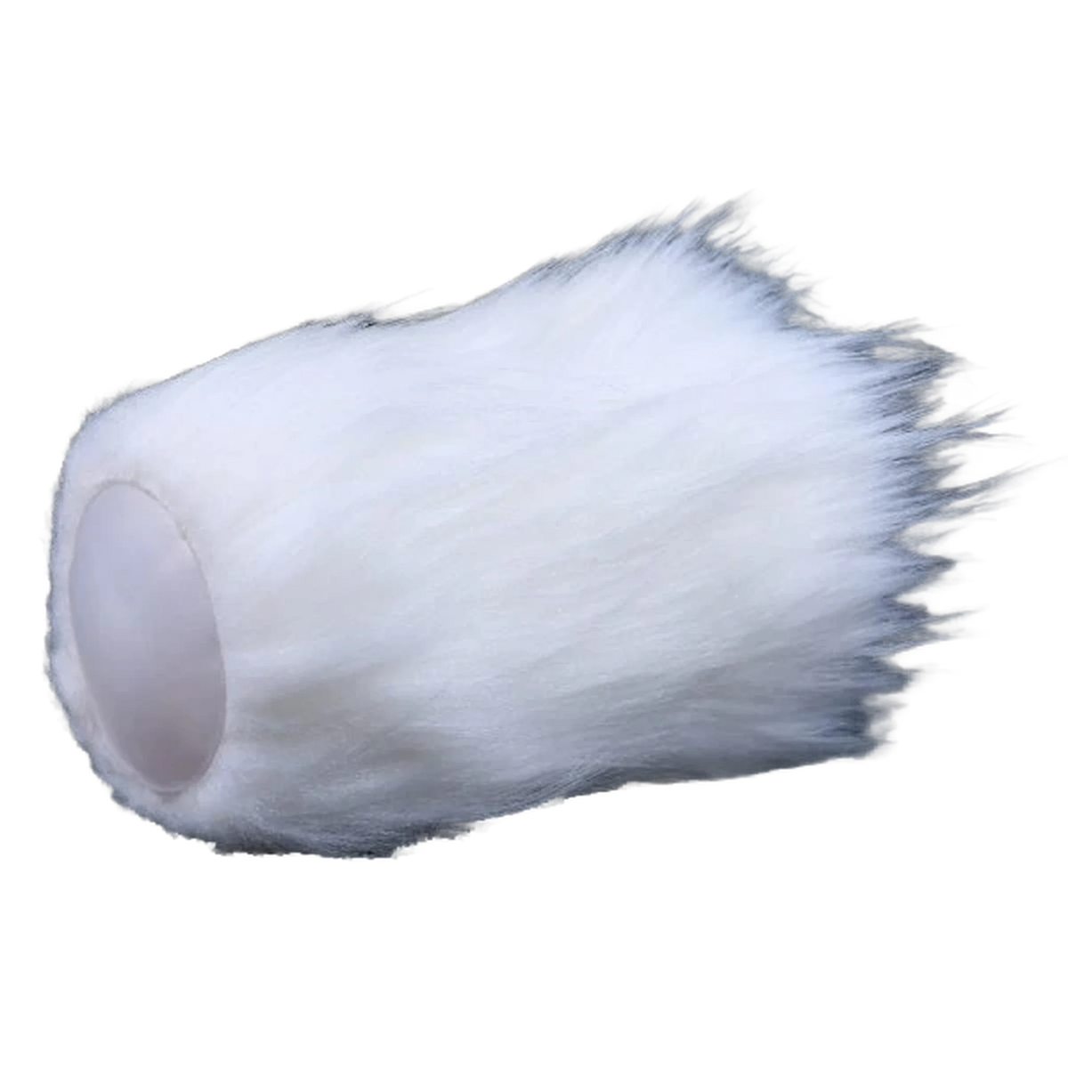 Doll masturbatore cane beaver in silicone liquido con pelliccia sintetica bianca e grigia