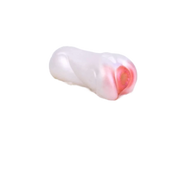 Doll sessuale cane beaver silicone opaco bianco forma curva dettaglio interno rosso