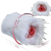 Doll sessuale uomo cane beaver silicone liquido rosa dimensioni 28x12x17 cm ingrandimento interno