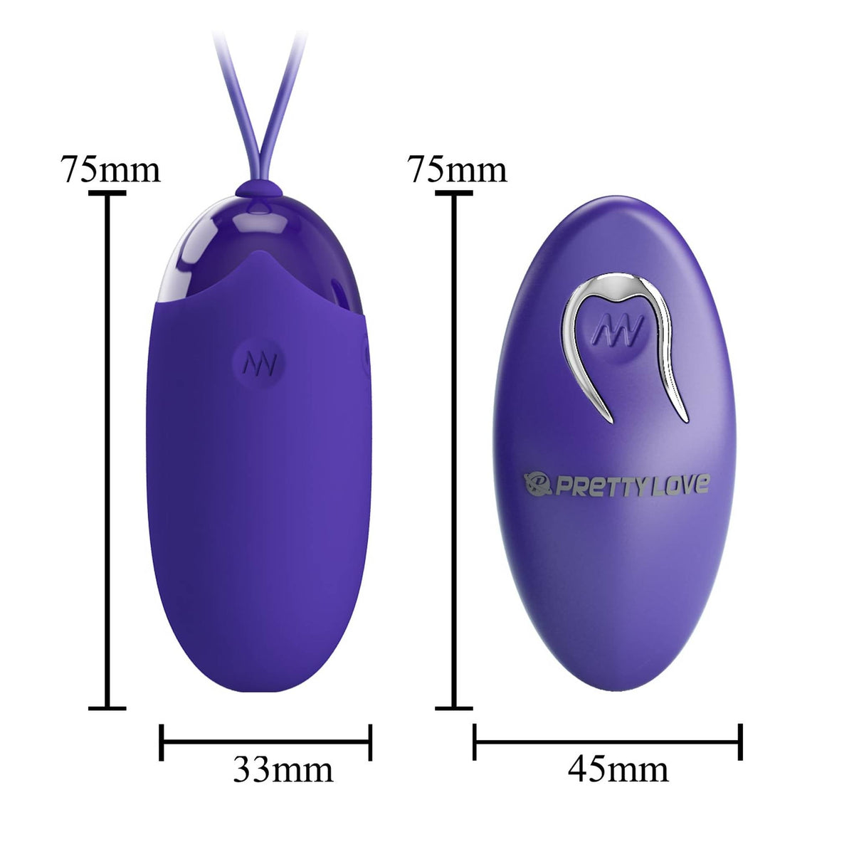 Berger Ovetto Vibrante Wireless con 12 modalità di vibrazione