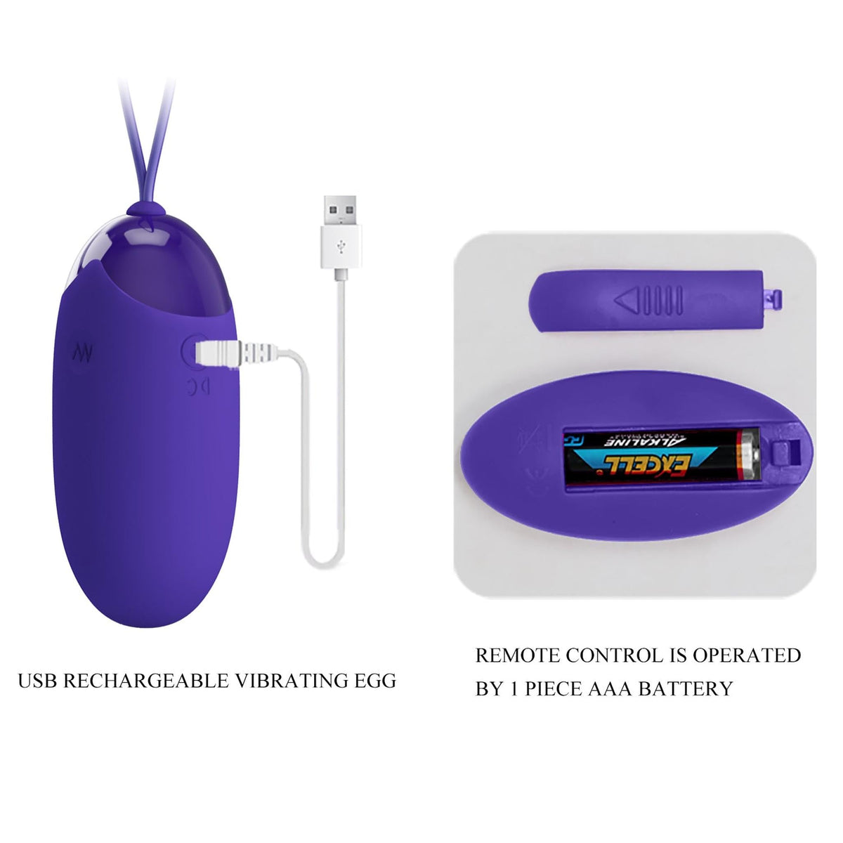 Berger Ovetto Vibrante Wireless con 12 modalità di vibrazione