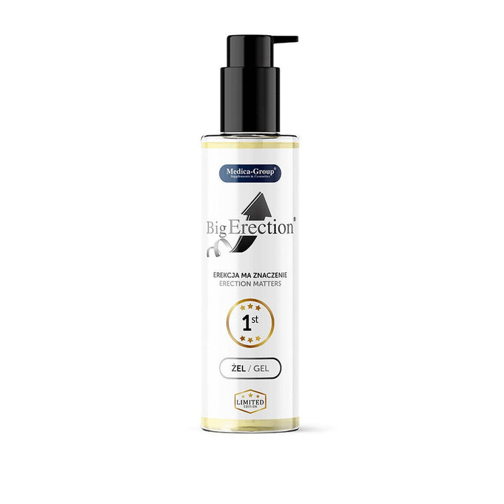 Flacone gel Big Erection pompa nera 150ml Limited Edition