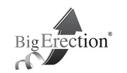 Logo Big Erection con freccia stilizzata e marchio registrato