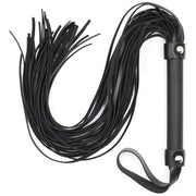 Flogger nero 64 cm flessibile con manico cilindrico