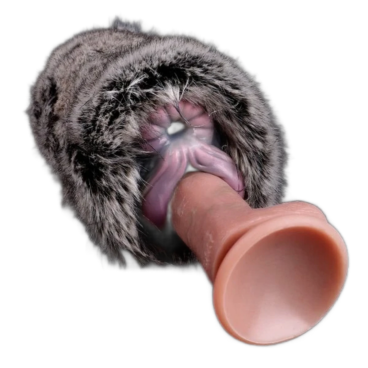Blazing Cow Shape Artificial Pussy Toy Silicone Sex Doll For men