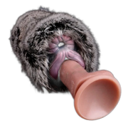 Blazing Cow Shape Artificial Pussy Toy Silicone Sex Doll For men