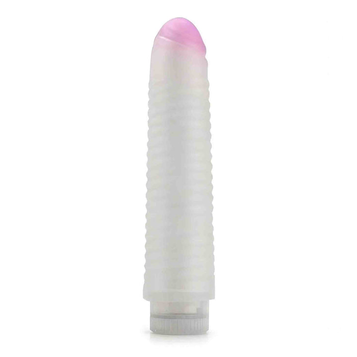 Blush Ribbed Sleeve 7,5” Vibrator UR3