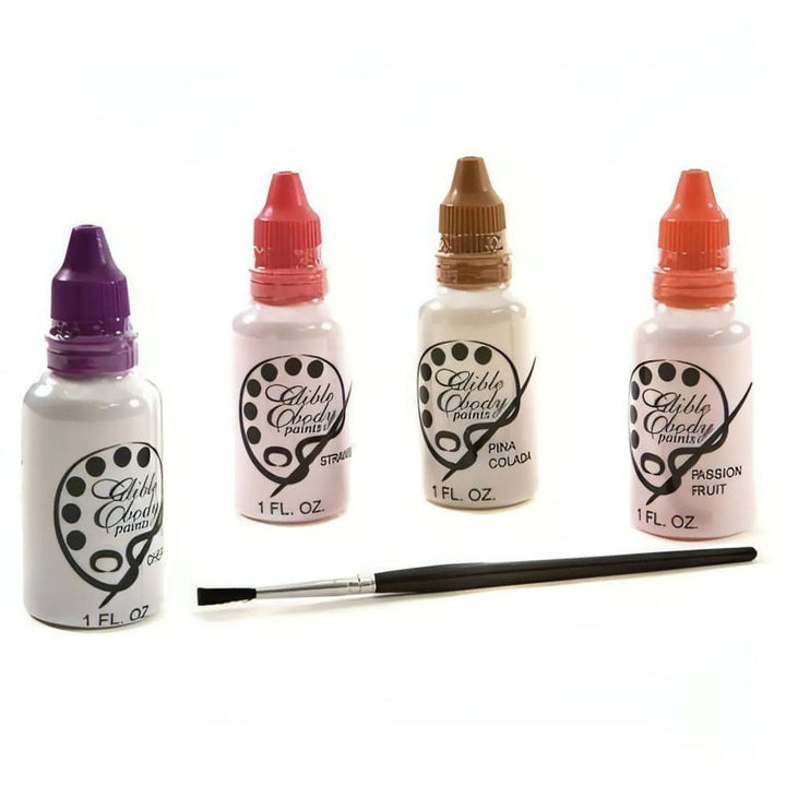 Body Paint commestibile e aromatizzato - Passion Fruit, Ciliegia, Pina Coalda, Fragola