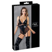 Confezione scatola nera Cottelli BONDAGE body lingerie wetlook