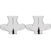 Bouncing Plug Anale Nero Rimbalzante