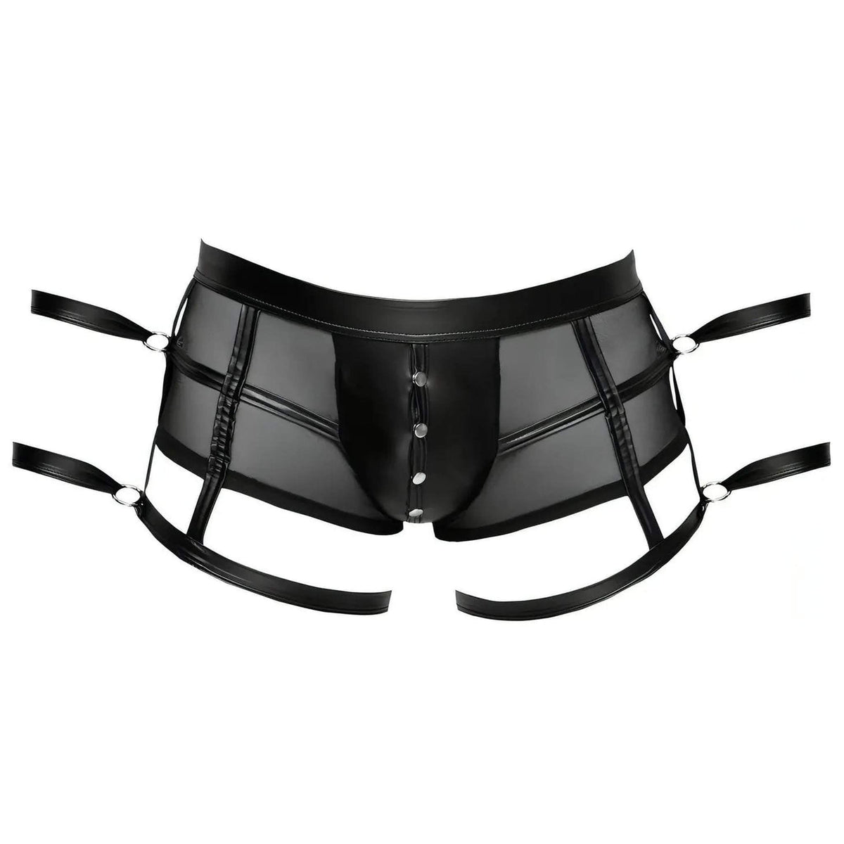 Boxer Sexy Uomo con Stringhe e Polsiere