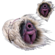 Bristle dog Furry Pussy Sex Toy Male Masturbators With Dual Channel