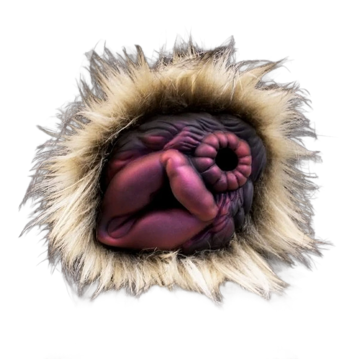 Bristle dog Furry Pussy Sex Toy Male Masturbators With Dual Channel