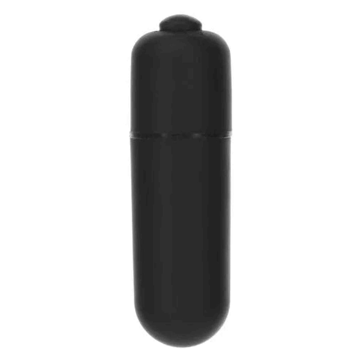 Bullet vibrante nero opaco compatto con design cilindrico discreto