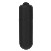 Bullet vibrante nero opaco compatto con design cilindrico discreto