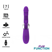 Bunny Funny Up & Down - Vibratore con funzione sali e scendi e con stimolatore clitorideo sesso orale