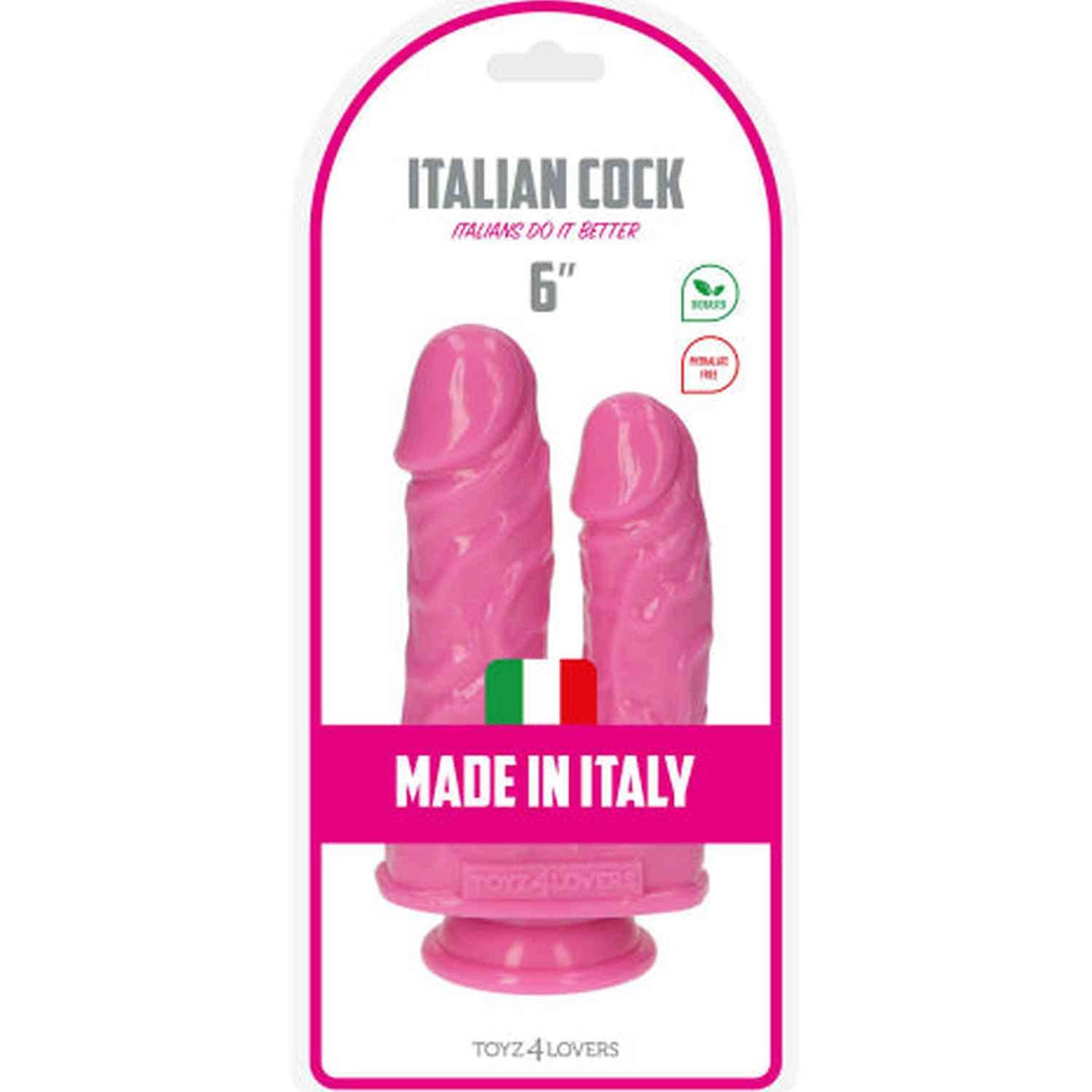 Caino & Abele Dildo Doppio Con Ventosa