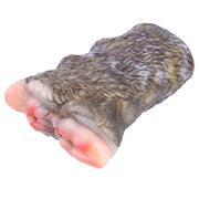 Masturbatore cammello silicone texture pelo con marchio inciso GEEB