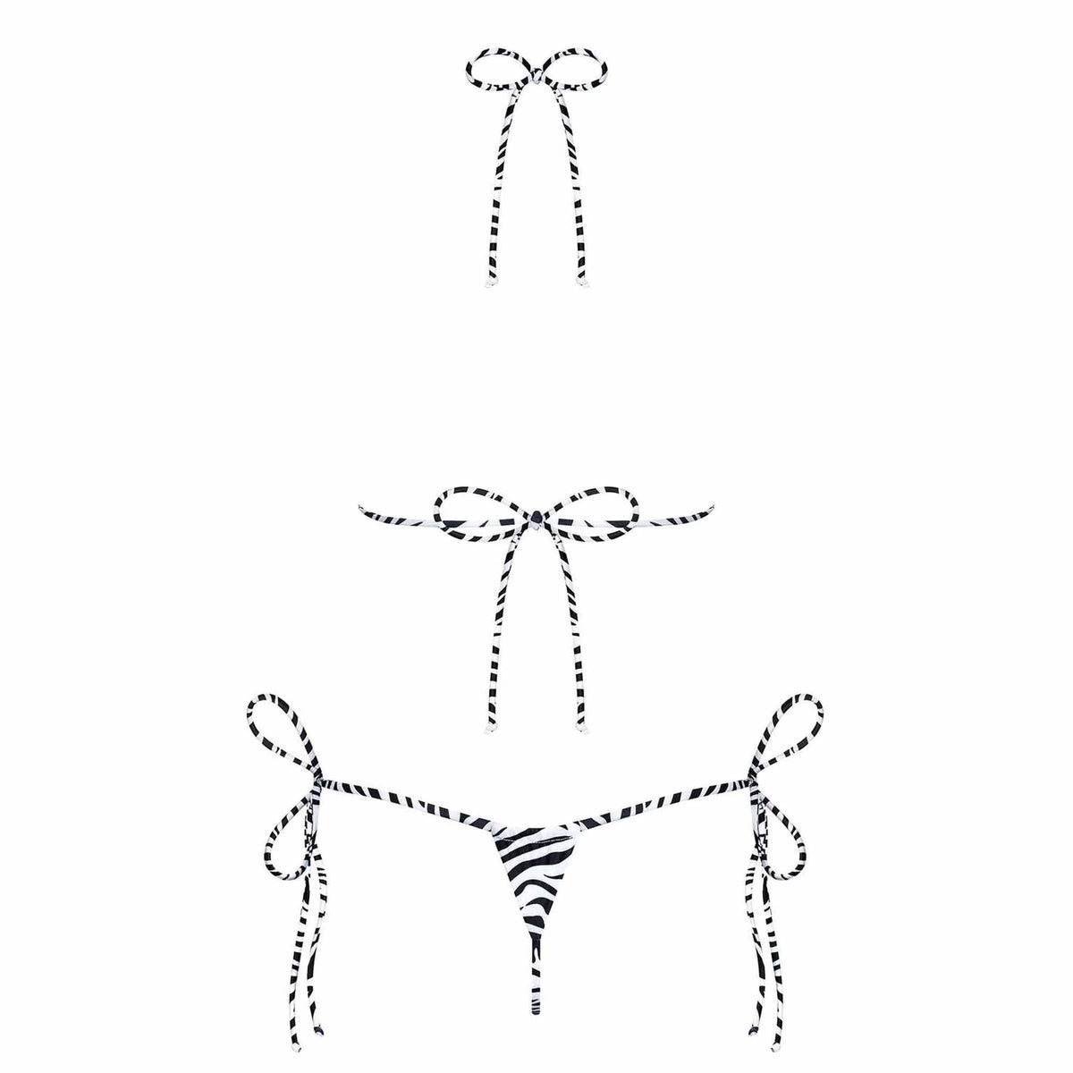 Carribella Bikini Zebra by Obsessive