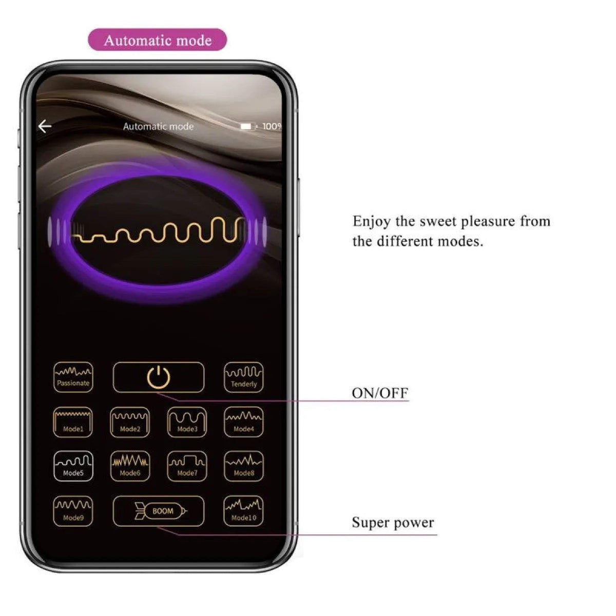 Casper Ovetto Vibrante Con Controllo da App