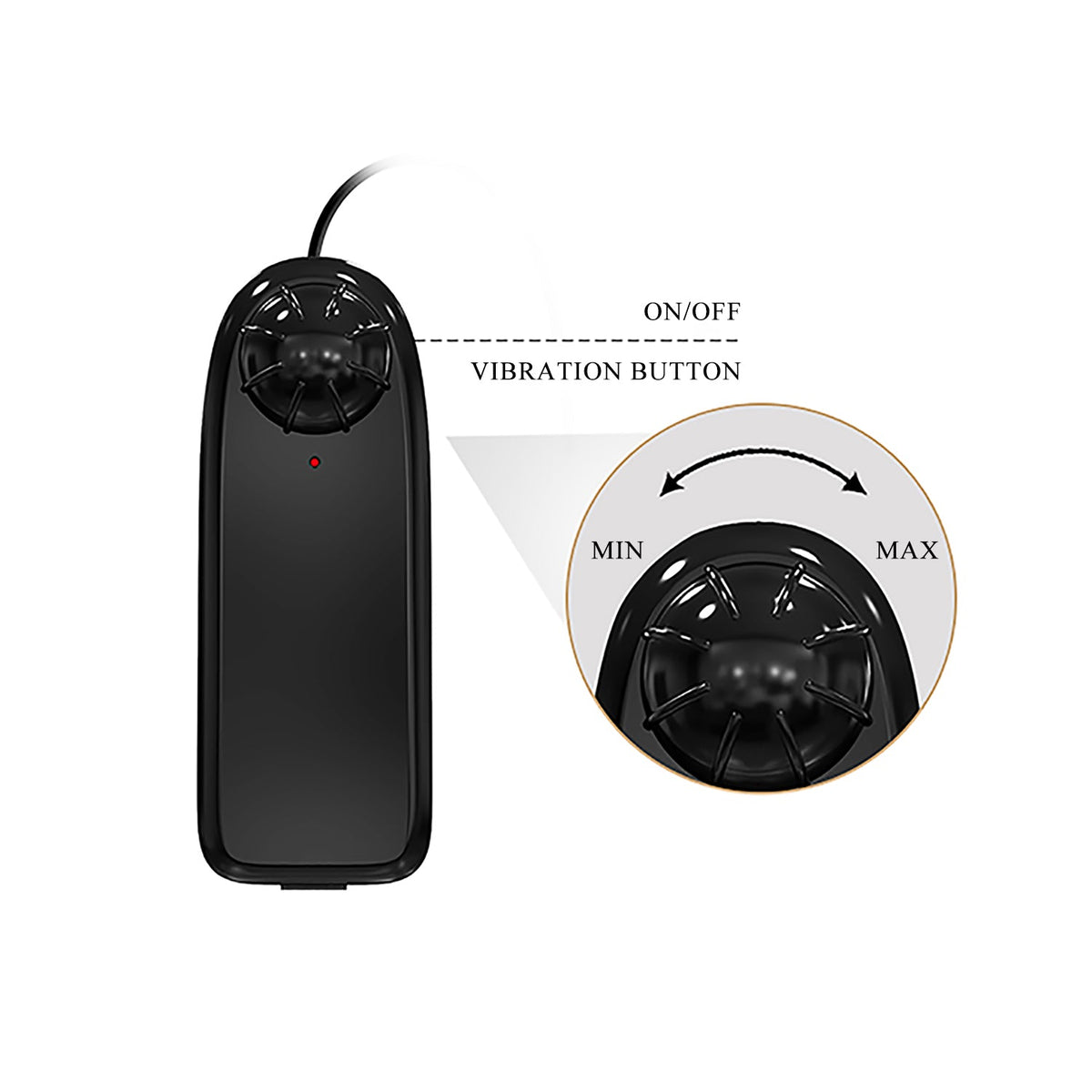 Catoblepas Vibratore Realistico con Ventosa 8.1""
