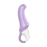 Vibratore Satisfyer Charming Smile lilla impugnatura ergonomica superficie opaca