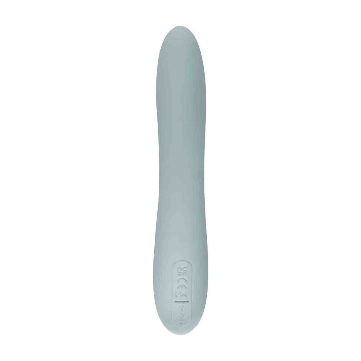 Vibratore rabbit Chika grigio turchese Svakom con marchio e certificazioni