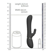 Chou Vibratore Rabbit con 4 testine intercambiabili
