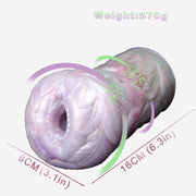 Masturbatore Clump leaves in silicone rosa con grafiche dimensioni 16x8 cm e circonferenza 25 cm