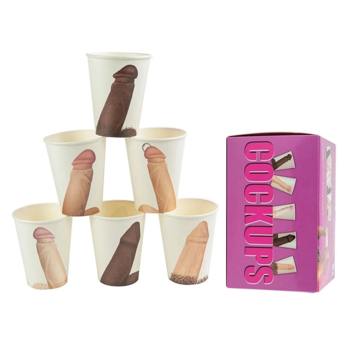 Cockups Set da 6 Bicchieri in Carta