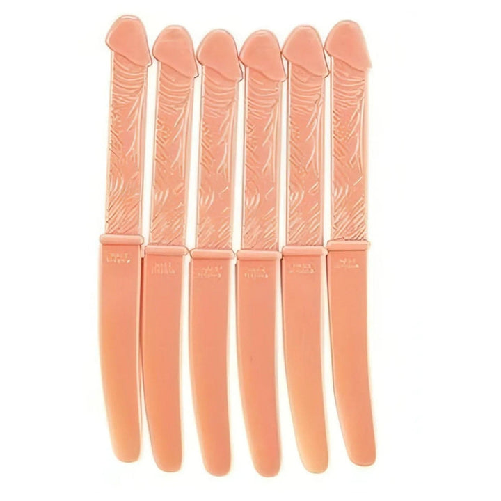 Coltelli a forma di pene 6pz