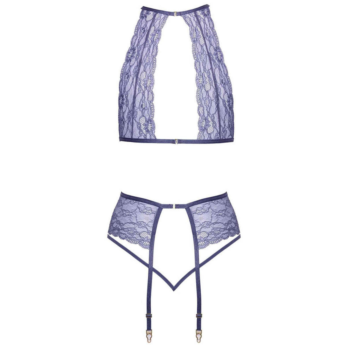 Completino Sexy 3 Pezzi Lavanda