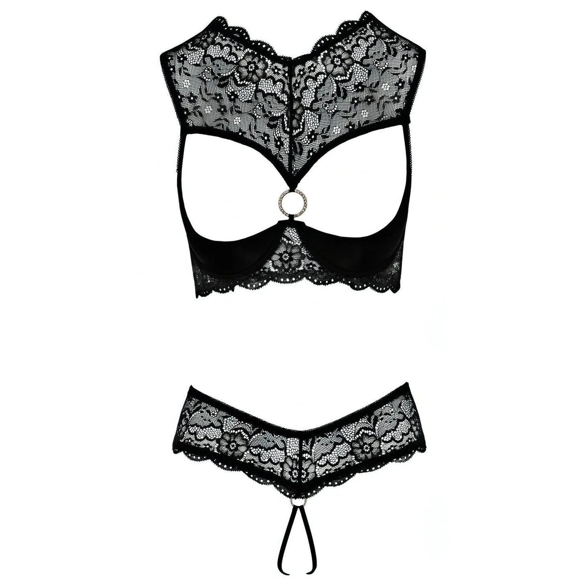 Completino Sexy In Pizzo Taglio Alto